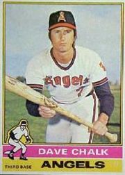 1976 Topps Baseball Cards      052      Dave Chalk